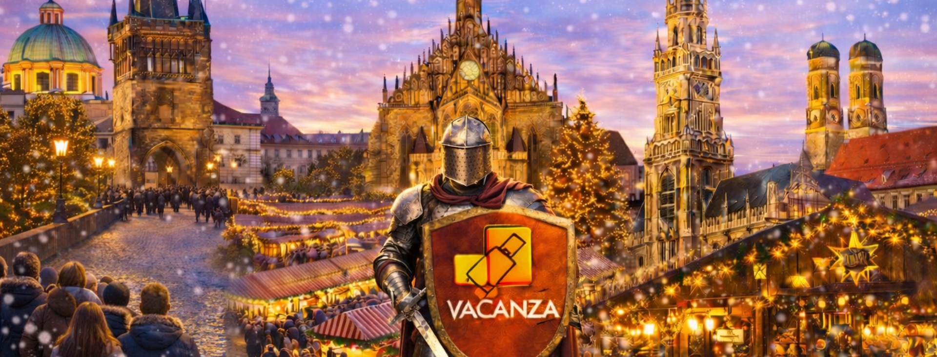 Avrupa�n�n I��klar�: Prag�dan M�nih�e Noel Pazarlar�