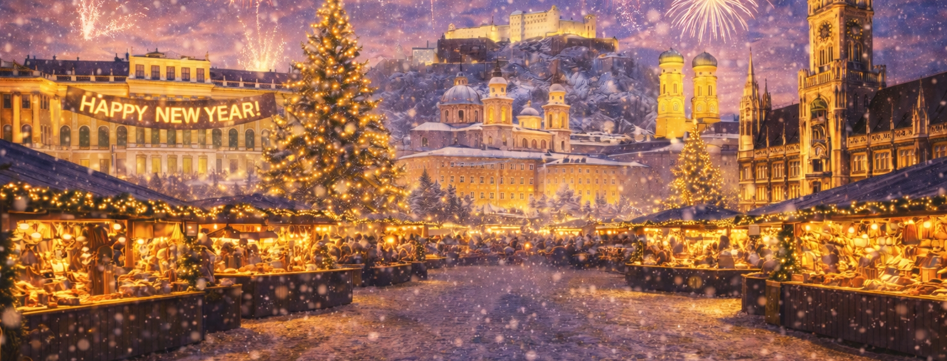 Avrupa�n�n I��klar�: Prag�dan M�nih�e Noel Pazarlar�