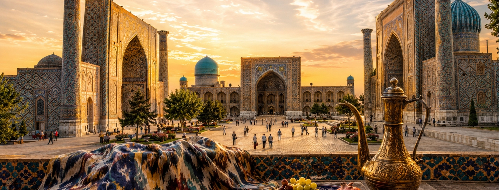 Bayramda �pek Yolunun �zinde �zbekistan Turu