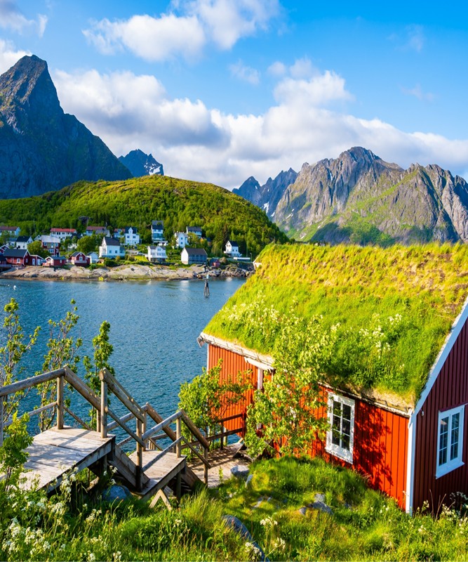 Norve� Fiyortlar�: Mavinin ve Ye�ilin Dans�