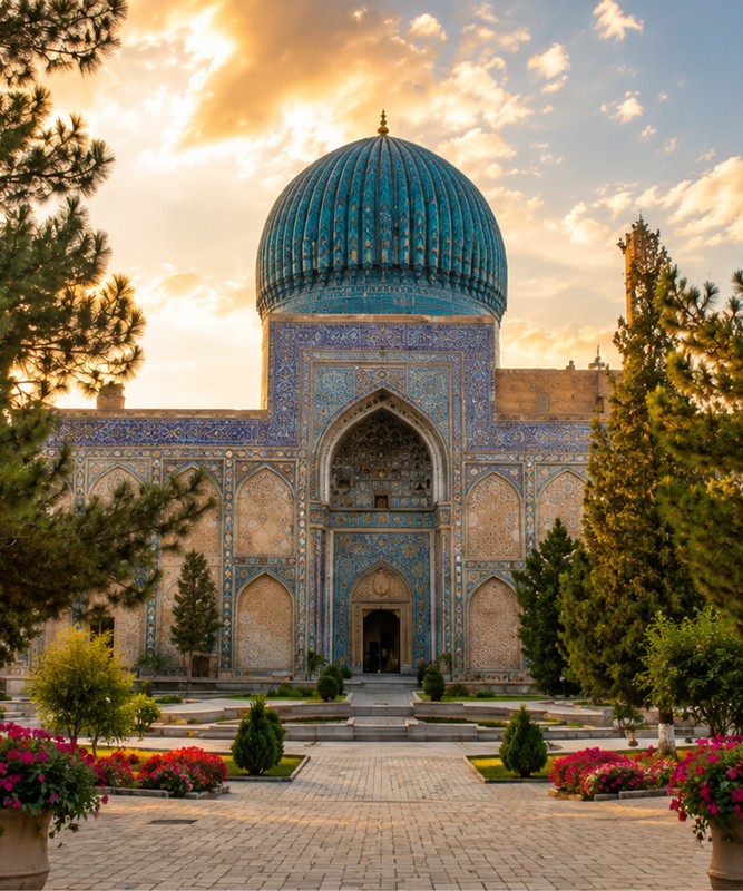 Bayramda �pek Yolunun �zinde �zbekistan Turu