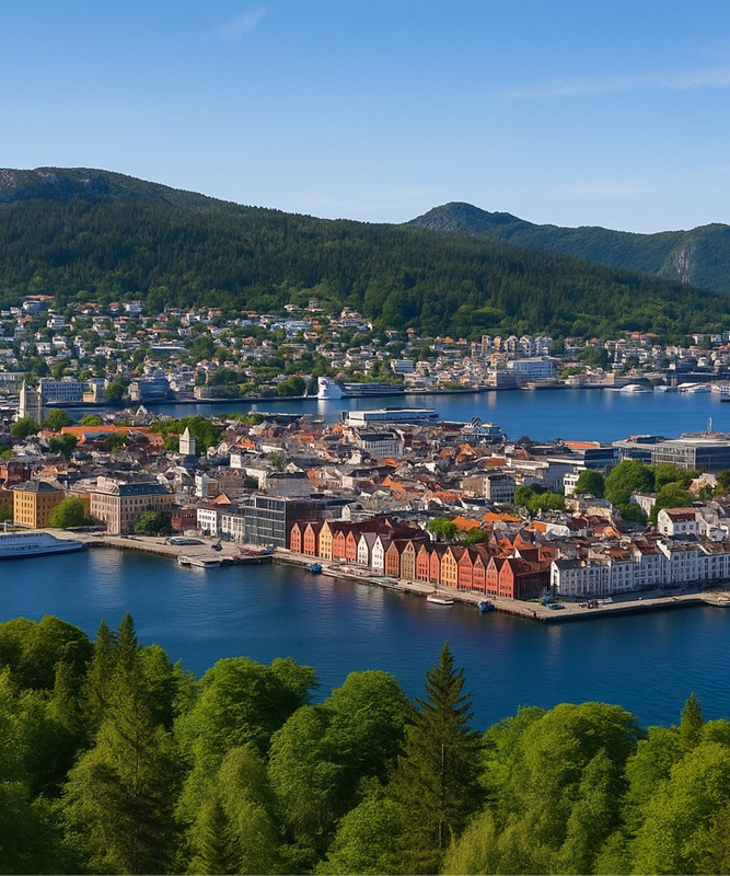 Norve� Fiyortlar�: Mavinin ve Ye�ilin Dans�